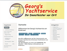 Tablet Screenshot of georgsyachtservice.de